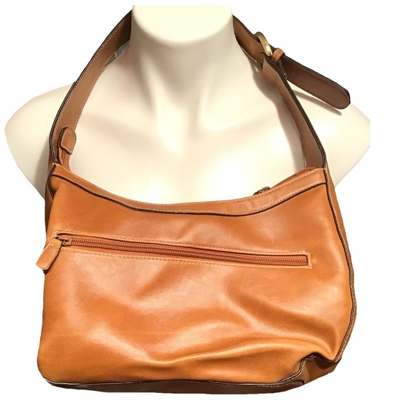 Leather Adjustable Shoulder Handbag - Picture 3 of 4